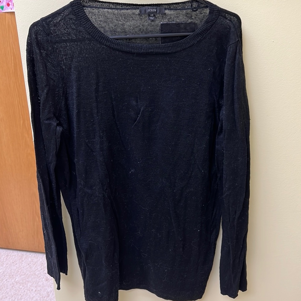 JCrew 100% linen sweater